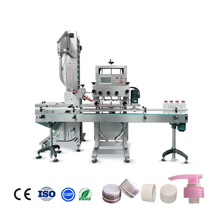 全自动玻璃瓶旋盖机洗发水